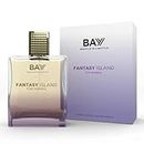 BAYY Fantasy Island Perfume for Women, Eau De Parfum, Fruity Whiffs of Patchouli, Floral Sweetness, Long-Lasting Fragrance, 100ML