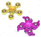 SQUIDSY Ninja Mini Super Smooth Fidget Spinner Long Time Rotation Playing Multi Design Hand Spinner Stress Relieve EDC Toys for Kids, Adult, Boys Girls (Random Color) (2 Pack)