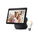 All-new Echo Show 10 (3rd Gen) - Charcoal - bundle with Ring A19 Smart LED Bulb