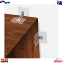 Adhesive Furniture Wall Anchors (10 Pairs), anti Tip Furniture Straps Kit for B