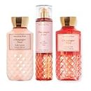 Bath and Body Works - Champagne Toast - Daily Trio - Gel douche, brume fine et lotion pour le corps super lisse