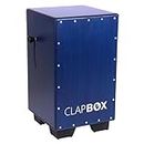 Clapbox Adjustable Snare Cajon CB40- Blue, Birch Wood (H:50 W:30 L:30) - 3 Internal Snares