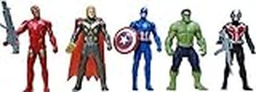 AS Collection Store Super Hero Action Figure New Super Heroes Toys Set - Action Figure Toys Set of 5 (Set - A)
