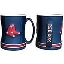 MLB Boston Red Sox Sculpted Relief Mug, 14-ounce