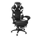 Respawn 110 Pro Gaming Chair - Gaming Chair w/ Footrest, Ergonomic Computer Desk Chair Faux Leather in White/Black | Wayfair RSP-110V2-WHT