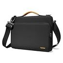 tomtoc 360 Protective Laptop Shoulder Bag for 14-inch MacBook Pro M3/M2/M1 Pro/Max A2992 A2918 A2779 A2442, Water-Resistant Carrying Case for 13.5-14.4 Inch Microsoft Surface Laptop Studio/5/4/3/2/1