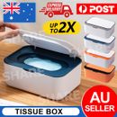 1/2x Lid Home Wipe Holder Wipe Dispenser Wipes Napkin Storage Box Wet Tissue Box