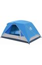 Camping Tent with Rainfly, 2/4/8 Person Tent,Waterproof Windproof Family Tent 