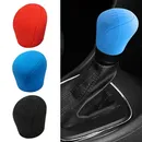 1Pcs Automotive Shift Knob Silicone Cover Gear Anti-slip Wear Handle Protective Sleeve Manual 5