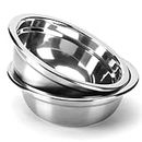 COMESOON 2 Pack 7.1" Stainless Steel Dog Bowls 50oz Thickened Durable Replacement Dog Food Bowls for Food and Water, Fit for COMESOON Dog Bowl Stand DB-B01/DB-B03