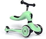 Scoot and Ride Unisex - Baby's Highway Kick 1-Scoot & Ride 2-in-1 Kickboard with Seat (Kiwi) 1, 57.5 x 17.5 x 26.5 cm 3531,Green