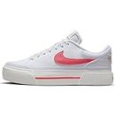 Nike Wmns Court Legacy Lift Women's Trainers, White Pink, 9 US