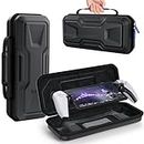 FASTSNAIL Protective Carrying Case for Playstation Portal Remote Player, Accessories for PS Portal Case with EVA Hard Shell, Anti-scratch Shockproof Waterproof Bag for PS5 Portal Console, Carbon Black