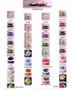 Double Faced Sided Satin Ribbon Low Price 100 Yards Multiple Color & Size DIY