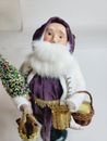 Byers Choice 2008 Special Issue Victorian Santa w/ Basket, Lantern, Tree Signed