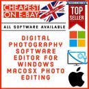 Digital Photography Software editing editor for windows MacOSX photo editing 