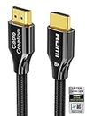 CableCreation 8K HDMI 10 Feet Ultra HD High Speed HDMI Cable 48Gbps, 8K 60Hz, HDCP 2.2, 4:4:4 HDR, eARC Compatible with PS5, PS4, Xbox Series X, Xbox One, MacBook Pro 2021, QLED TV, Roku TV, Black