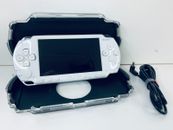 PSP PlayStation Portable 4GB White Console 1006 New Battery + USB Charger