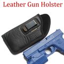 Black Laser/Light IWB Houston Soft Eco Leather Gun Holster - Choose Size
