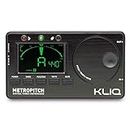 KLIQ MetroPitch - Accordatore metronomo per tutti gli strumenti - Modalità di accordatura per chitarra, basso, violino, ukulele e generatore di toni cromatici - Custodia morbida inclusa, nero