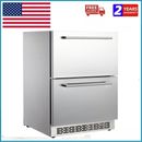 24 inch Undercounter Refrigerators with Weatherproof Full Stainless Steel Body