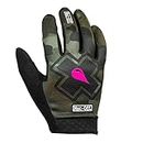 Muc-Off 20098 Camo MTB Gloves, Medium - Premium, Handmade Slip-On Gloves For Bike Riding - Breathable, Touch-Screen Compatible Material