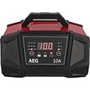 AEG Automotive 158008 Caricabatteria da Officina WM 10 Ampere per batterie da 6 e 12 Volt, con Funzione di Avvio Automatico, CE, IP 20, 10A