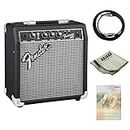 Fender Frontman 10G 10W Guitar Amplifier with Bajaao Instrument Cable, Polishing Cloth and E-Book