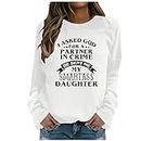 black women friday ad Sweatshirt for Womens Fall Fashion 2023 Casual Letter Print Graphic Crewneck Sweater Shirts Loose Long Sleeve Pullover Tops