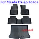 3D TPE Car Floor Mats/Truck Cargo Boot Liner For Mazda CX-30 2020-2023 Anti Slip