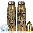 Limima Hunting Gifts for Men - Hunting Bullet Tumbler American Flag 17oz Tumblers with Lid, Gift for Dad Son Husband Friends Papa, Birthday - Retirement - Valentine Gift for Hunter - Hunting Lovers