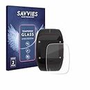 Savvies Schutzglas für Polar M400 / M430 (2 Stück) 9H Hartglas, Anti-Fingerprint, Displayschutz