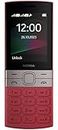 (Refurbished) Nokia 150 Dual SIM Premium Keypad Phone | Rear Camera, Long Lasting Battery Life, Wireless FM Radio & MP3 Player and All-New Modern Premium Design | Red