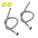 G1/2 G3/8 G9/16 50cm 1 pair Stainless Steel Flexible Plumbing Pipes Cold Hot mixer Faucet Water