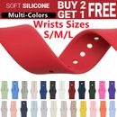 Silicone Watch Band Strap For Series 1 2 3 4 5 6 7 8 9 SE 38/40/41/42/44/45/49mm