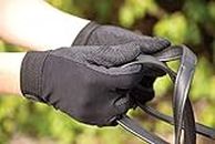 Rhinegold Cotton Pimple Gloves-Small-Black Gants 0, Noir, S