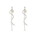 Earrings for girls and women,hanging earrings for girls,crystal hanging earrings,suidhaga earrings,katia earrings,long earrings