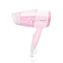Philips Hair Dryer Bhc017/00 Thermoprotect 1200 Watts with Air Concentrator + Diffuser Attachment - Pink
