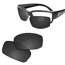 Glintbay Harden Coated Replacement Lenses for Costa Del Mar Caballito Sunglasses - Multiple Colors (Polarized Advanced Black, 0)