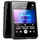 MECHEN 64GB MP3 Player Bluetooth 5.3 with 2.4" Full Touch Screen，Portable Digital Music Player with Speaker，FM Radio, Line Recording, HiFi Lossless Sound, Support up to 128GB