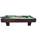 KAKIBLIN Mini Pool Table, 36 inch Tabletop Billiard Table Mini Portable Snooker Pool Game Set 36 × 18 × 7.9 inch Pool Table with Cues, Balls, Racking Triangle – Green