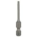 Bosch Home and Garden 2607001632 - Punta per cacciavite T10 Extra-duro E, grigio, 49 mm, 1 pz