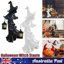 Cracker Barrel Ghost Witch Messenger Lantern Ghost Statue Ornament Halloween