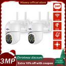 Christmas Discount 2K 3MP Wireless WiFi PTZ Security Camera Full Color Outdoor 