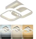  Moderne LED Deckenleuchte, kühl/warm/Tageslicht 3 Farben Temperaturmodus