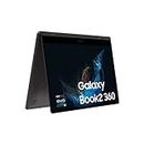 Samsung Galaxy Book2 360, ordenador portátil, ultrafino, 13 pulgadas, táctil, Intel Core i7, 16 GB RAM, 512 GB SSD, Iris Xe Graphics, Evo, antracita, teclado AZERTY FR, gris