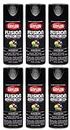 Krylon All-in-One Fusion Gloss Black Spray Paint (6 Pack)