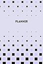 Purple Pixel Undated Monthly & Weekly Planner At a Glance: Plan Your Days, Weeks, & Months With a Calendar Organizer, To-Do List, Meal Planner & Habit Tracker