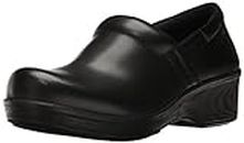 Dr. Scholl's Shoes Women's Dynamo Work Shoe, Black Leather, 7 Wide