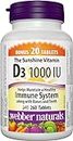 Webber Naturals Vitamin D3 1000 IU, 260 Tablets, For Healthy Bones, Teeth, and the Maintenance of Good Health